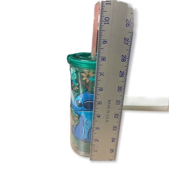 Disney stitch Tumbler Hawaiian Straw Beach Travel - Picture 6 of 7